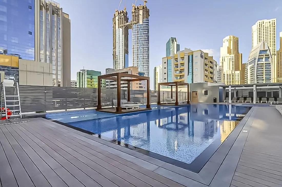 Marina - Sauna, Gym And Jacuzzi In The Building Apartman Dubaj Kültér fotó